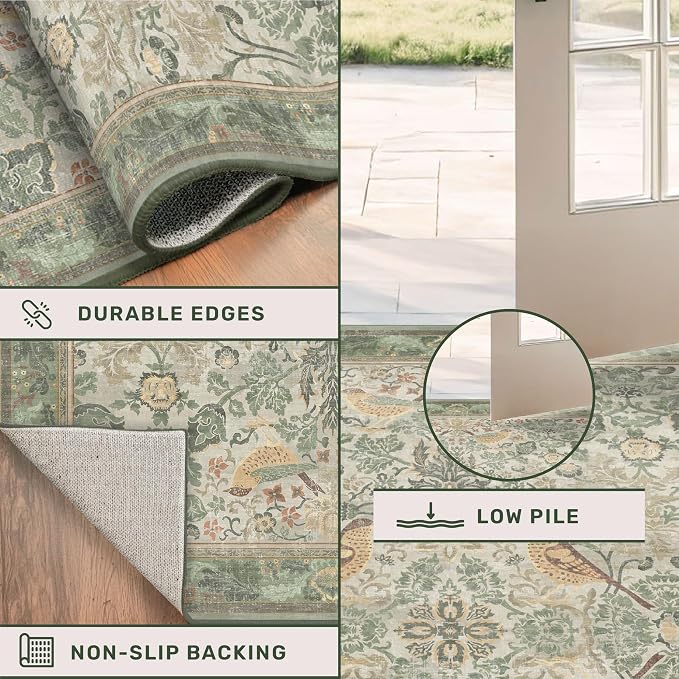 Hazo Haus Washable 6x8 Area Rug - Image 5