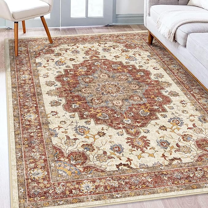 TOPRUUG Washable Oriental Area Rug by TOPRUUG