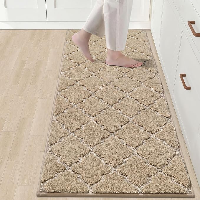 COSY HOMEER Kitchen Rugs 20"x59" Non-Slip Washable Kitchen Mats by COSYHOMEER