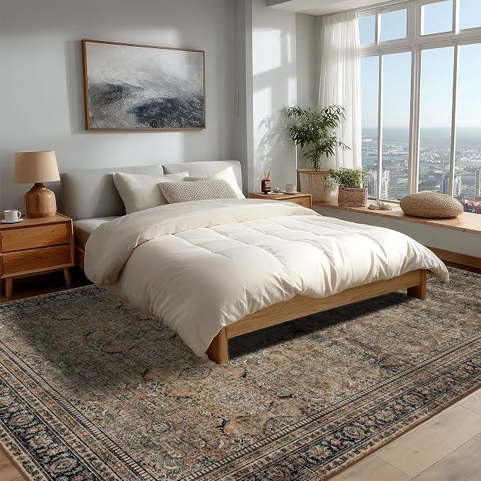 Ruaruarug Washable Area Rug 9x12 - Image 4