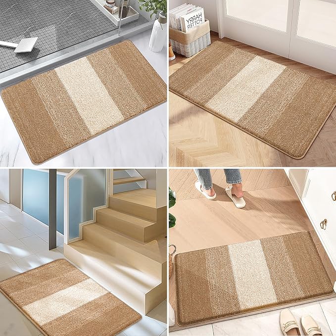 Kitinjoy Indoor Outdoor Door Mat, 70x32 Non-Slip Absorbent Dirt Trapper - Image 6