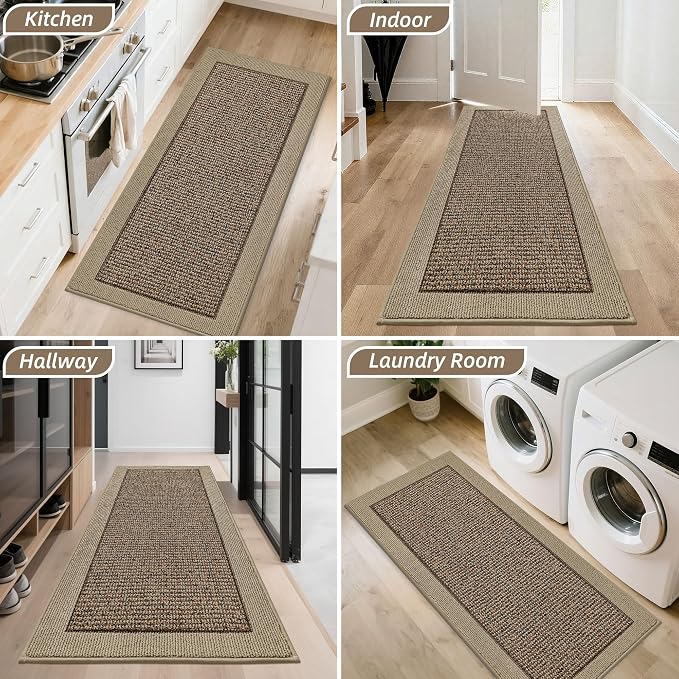 BEQHAUSE Indoor Door Mat 20" x 48", Dirt Trapper Door Mats Non-Slip Entryway - Image 8