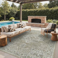 GENIMO Outdoor & Indoor Area Rug 9'x12', Waterproof, Non-Shedding, Easy Cleaning by GENIMO