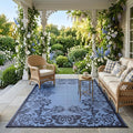 Garvee 5’x8’ Waterproof Patio Outdoor Rug, Outdoor Plastic Straw Rug by Garvee