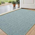 Ultra Thin Door Mat Indoor Entrance 17"x29", Low-Profile Indoor Door Mat by Unknown