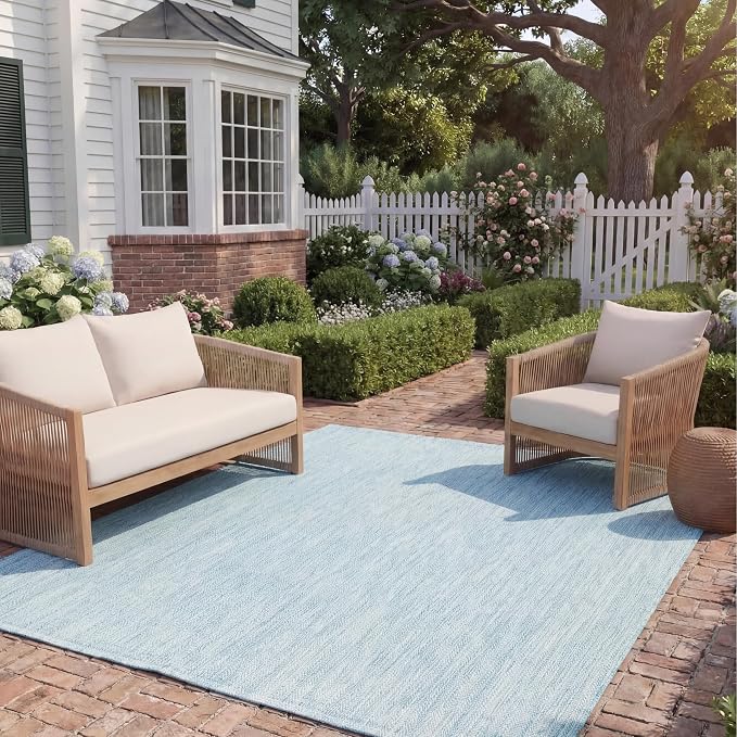 SAFAVIEH Outdoor Area Rug 6'7"x9'6" - Image 10