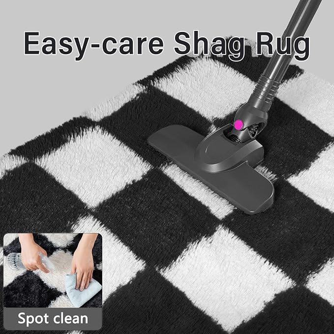 PureCozy Checkered Round Rugs 5ft - Image 6