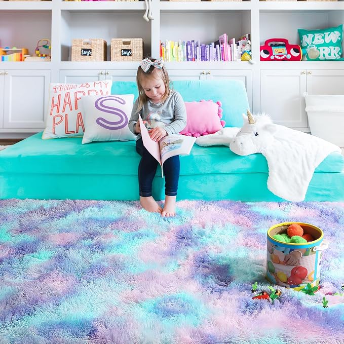 PAGISOFE 9x12 Rainbow Large Area Rug - Image 7