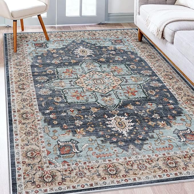 Washable Oriental Area Rug by TOPRUUG