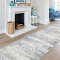 Washable Runner Rug 2.5x12, Non-Slip Long Bathroom Rugs Runner by Restydon