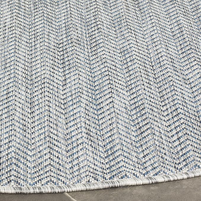 SAFAVIEH Outdoor Round Rug 10' - Image 4