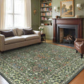 GENIMO Large 8x10 Area Rug for Living Room, Boho Floral Vintage Non-Slip Carpet by GENIMO