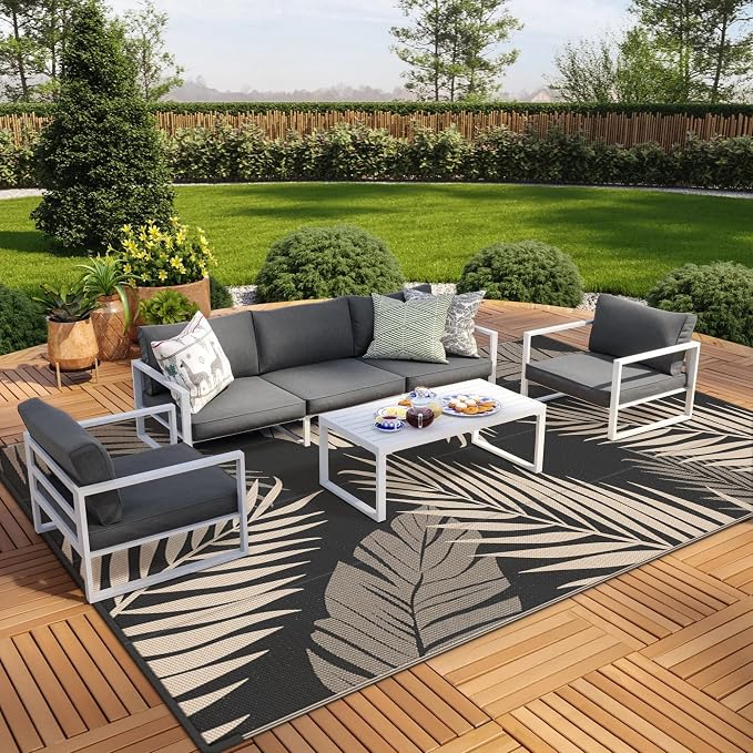 GENIMO Outdoor Rug 10' x 14' Waterproof - Image 4