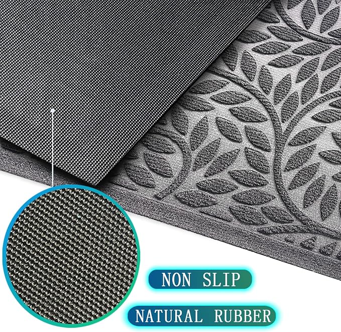 Bulijojo Front Door Mat Entrance, Durable Heavy Duty Welcome Mat, Thick - Image 5