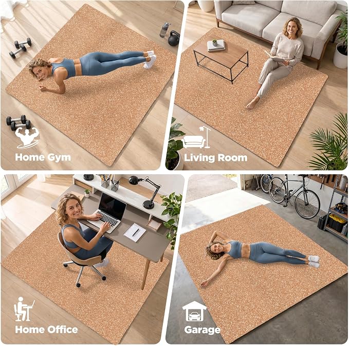 AIRHOP 18 PCS Gym Floor Mat, EVA Foam Puzzle Gym Mat, High-Density Interlocking - Image 7