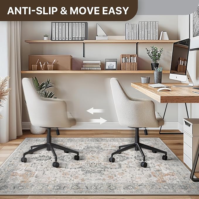 30"x48" Office Chair Mat for Hardwood Tile Floor, Under Desk Carpet Protector - Image 5