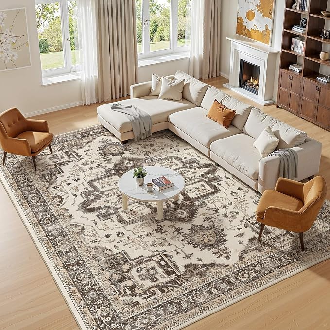 Washable 8x10 Area Rug for Living Room - Image 6