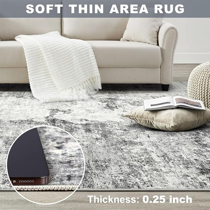 DMOYEST 10x12 Area Rug for Living Room, Washable & Non Slip Large Indoor Carpet - Image 7