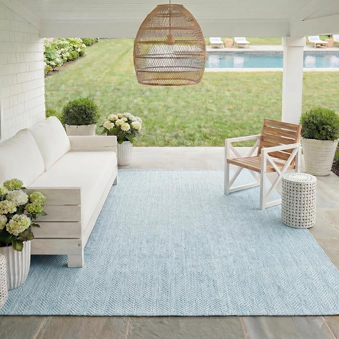 SAFAVIEH Outdoor Area Rug 6'7"x9'6" - Image 9