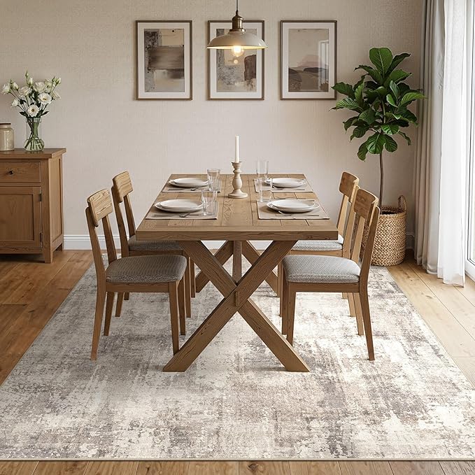 DMOYEST 10x14 Area Rug for Living Room, Washable & Non Slip Large Indoor Carpet - Image 3