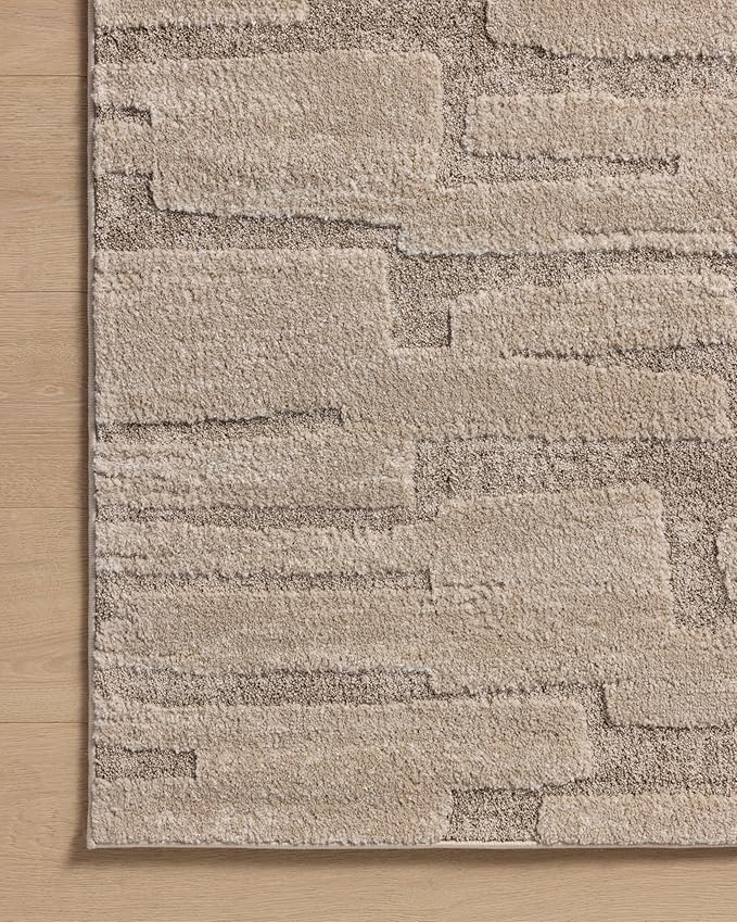 Loloi Amber Lewis Monty Collection MOT-04 Taupe/Beige 9'-2" x 13', .50" Pile - Image 6