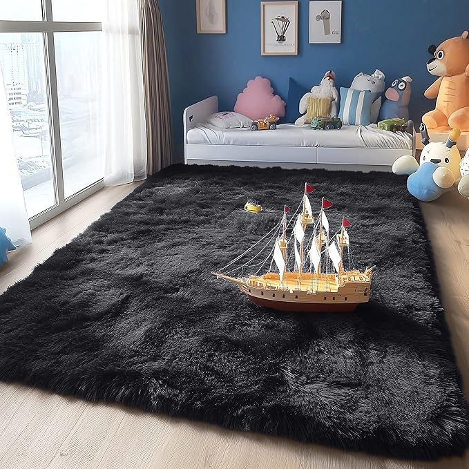 OLANLY 4x8 Area Rugs for Living Room Bedroom, Machine Washable Soft Fluffy - Image 7