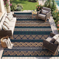MontVoo Outdoor Rug Carpet Waterproof-Patio Rug Mat 5x8 Reversible RV Outdoor by MontVoo