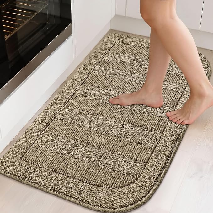 BEQHAUSE 24x40 Inch Kitchen Rug Mat Durable Kitchen Rugs Non-Slip Washable - Image 2