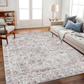 CHAMPLANT Area Rug 5'x7' Washable Rug Traditional Floor Cover Thin Retro by CHAMPLANT