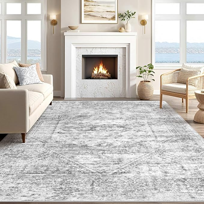 Vintage Living Room Area Rug 6x9 - Image 5