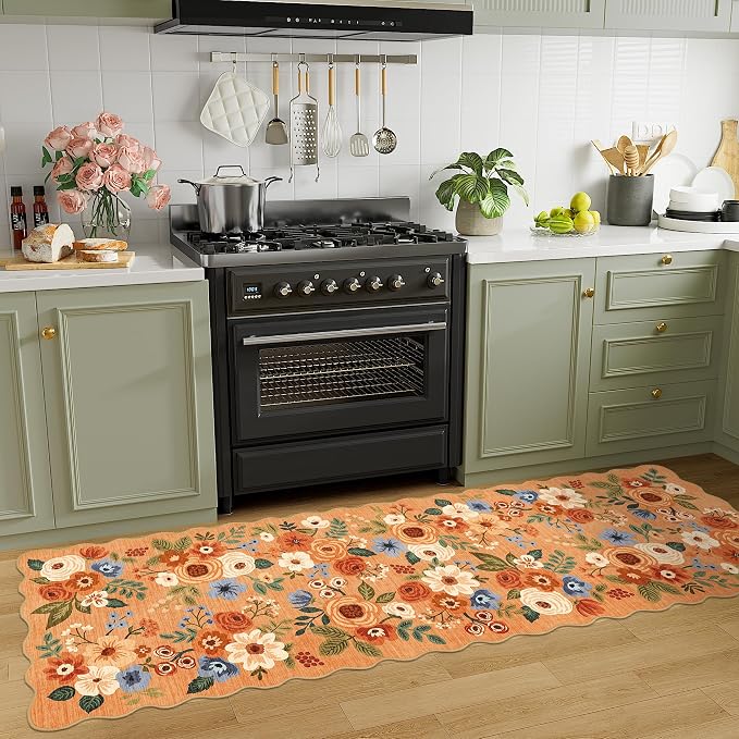 DUKINO 2x6 Runner Rug for Hallway, Washable Kitchen Rug - Image 5