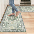 GENIMO Kitchen Rugs Non Slip Washable, Cushioned Standing Mat, Kitchen Runner by GENIMO
