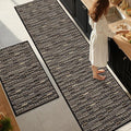 Kitchen Rugs Sets of 2-Non Slip Kitchen Mats by BSICPRO