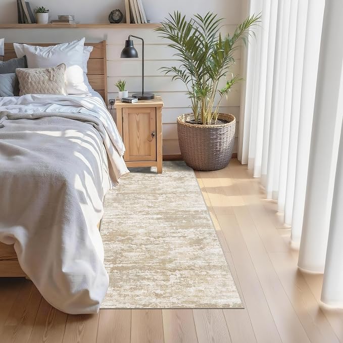 Runners for Hallways Non-Slip 2x8 Washable Kitchen Rug Abstract Tear and Stain - Image 8