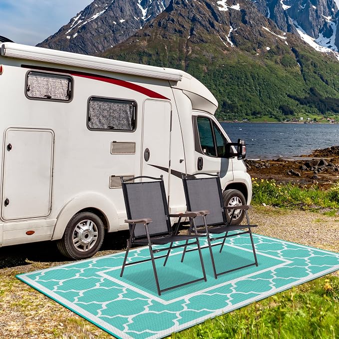 GENIMO 6' x 9' Outdoor Rug Waterproof - Image 4