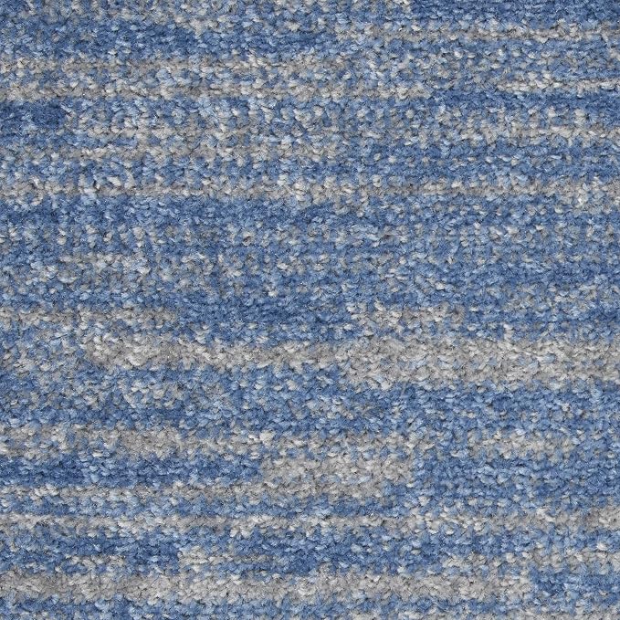 Nourison Home Nourison Essentials Blue Grey 8' x Round Area Rug - Image 10