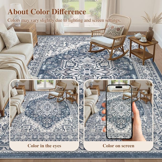 UERMEI 6x9 Area Rug for Living Room - Image 8