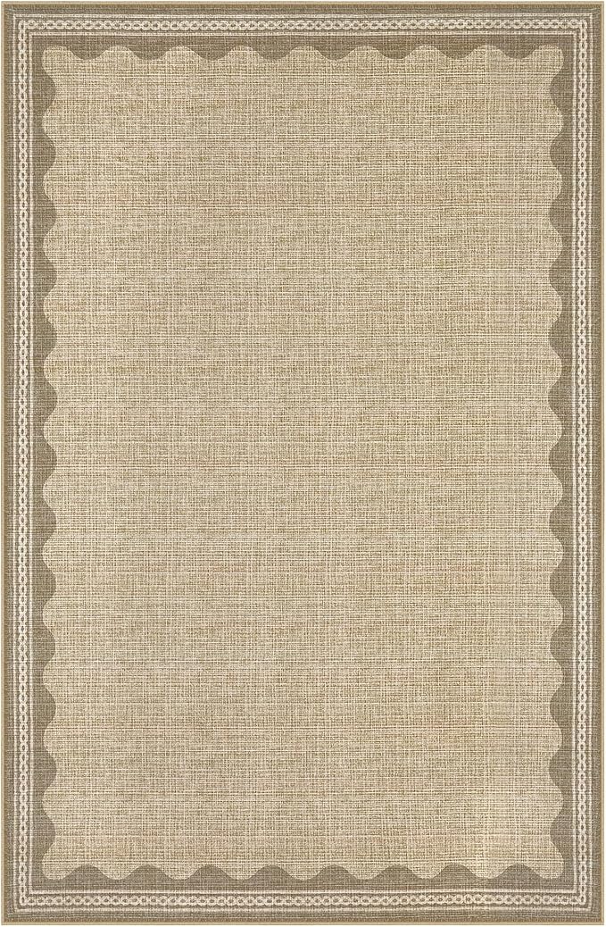 GarveeHome Scalloped Washable 8x10 Rug - Image 5