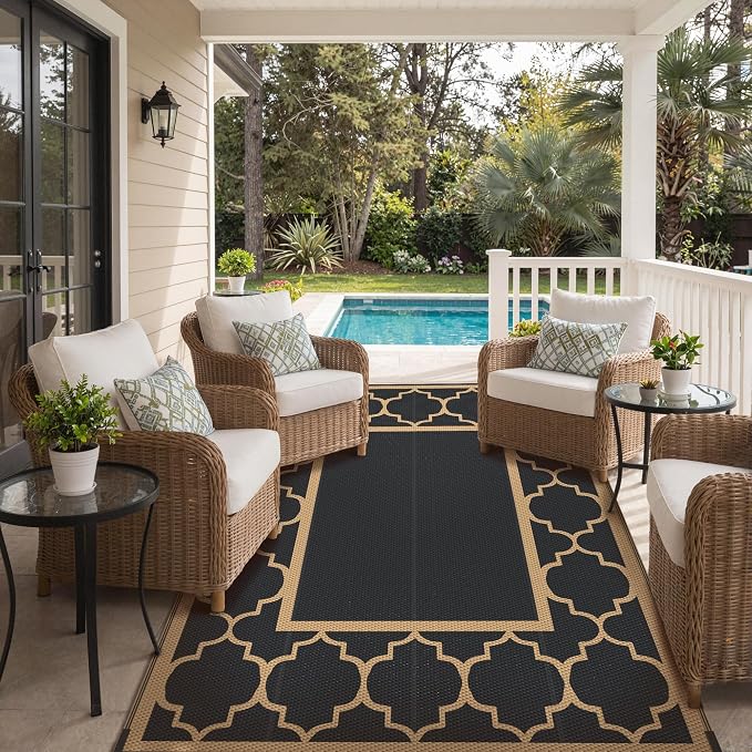 GENIMO 5' x 8' Outdoor Rug Waterproof - Image 6