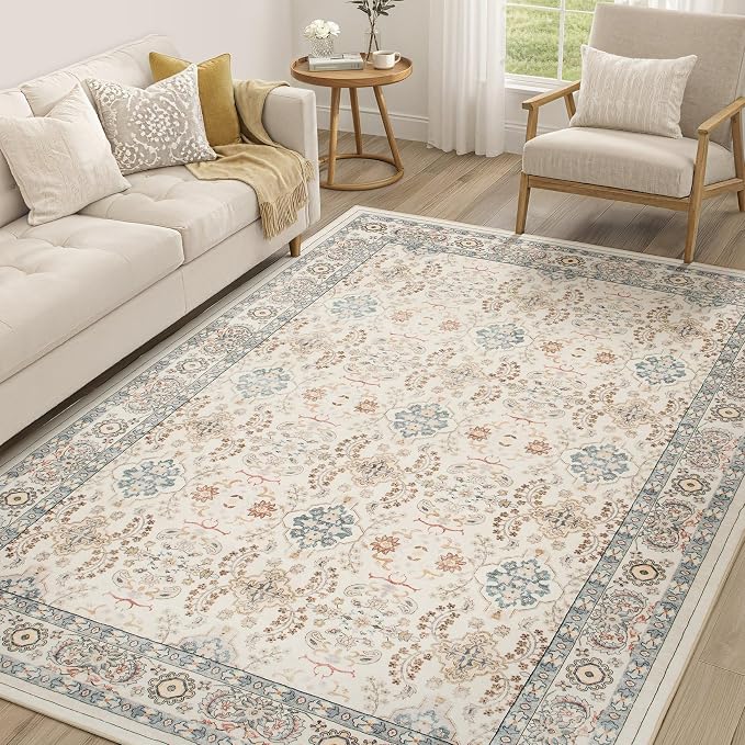 Vintage Living Room Area Rug 6x9 by COTILED