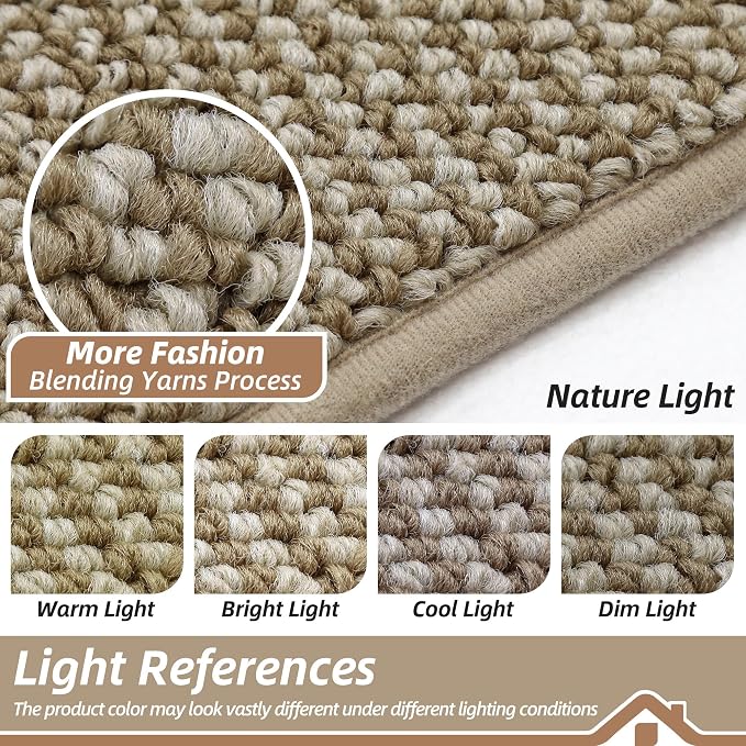 BEQHAUSE Dirt Trapper Door Mat 20" x 48", Non-Slip Washable Doormats Entrance - Image 5