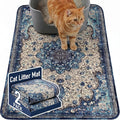 Hompet Cat Litter Mat 2 Pack, 24x36 Large Machine Washable Trapping Mats by Hompet