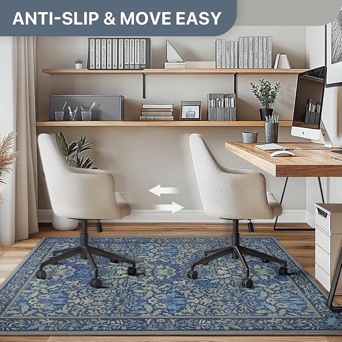 36"x48" Office Chair Mat for Hardwood Tile Floor, Under Desk Carpet Protector - Image 4