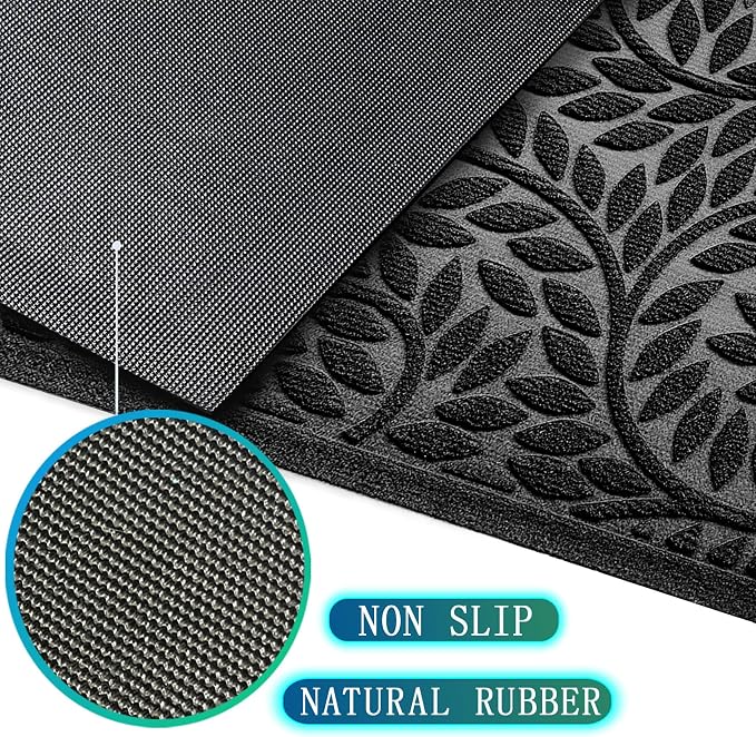 Bulijojo Front Door Mat Entrance, Durable Heavy Duty Welcome Mat, Thick - Image 5