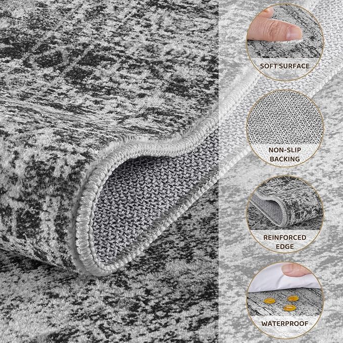 UERMEI 7x9 Area Rug Living Room Rugs - Image 6