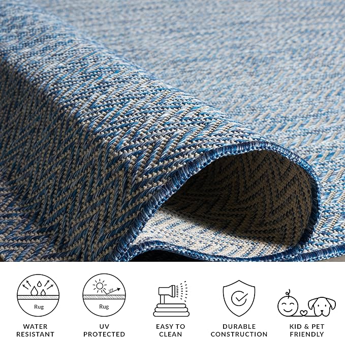 SAFAVIEH Outdoor Square Rug 6'7" - Image 7