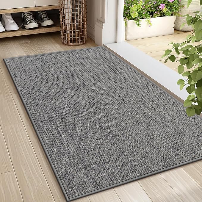 LEKEEPGO Door Mat 24"x36", Non Slip Door Mat Indoor Entrance, Rubber Backing by LEKEEPGO
