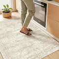 3x4 Washable Area Rug for Entryway, Soft Kitchen Rugs Non Slip for Dining Room by Restydon
