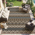MontVoo Outdoor Rug Carpet Waterproof-Patio Rug Mat 8x10 Reversible RV Outdoor by MontVoo