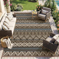 MontVoo Outdoor Rug Carpet Waterproof-Patio Rug Mat 6x9 Reversible RV Outdoor by MontVoo